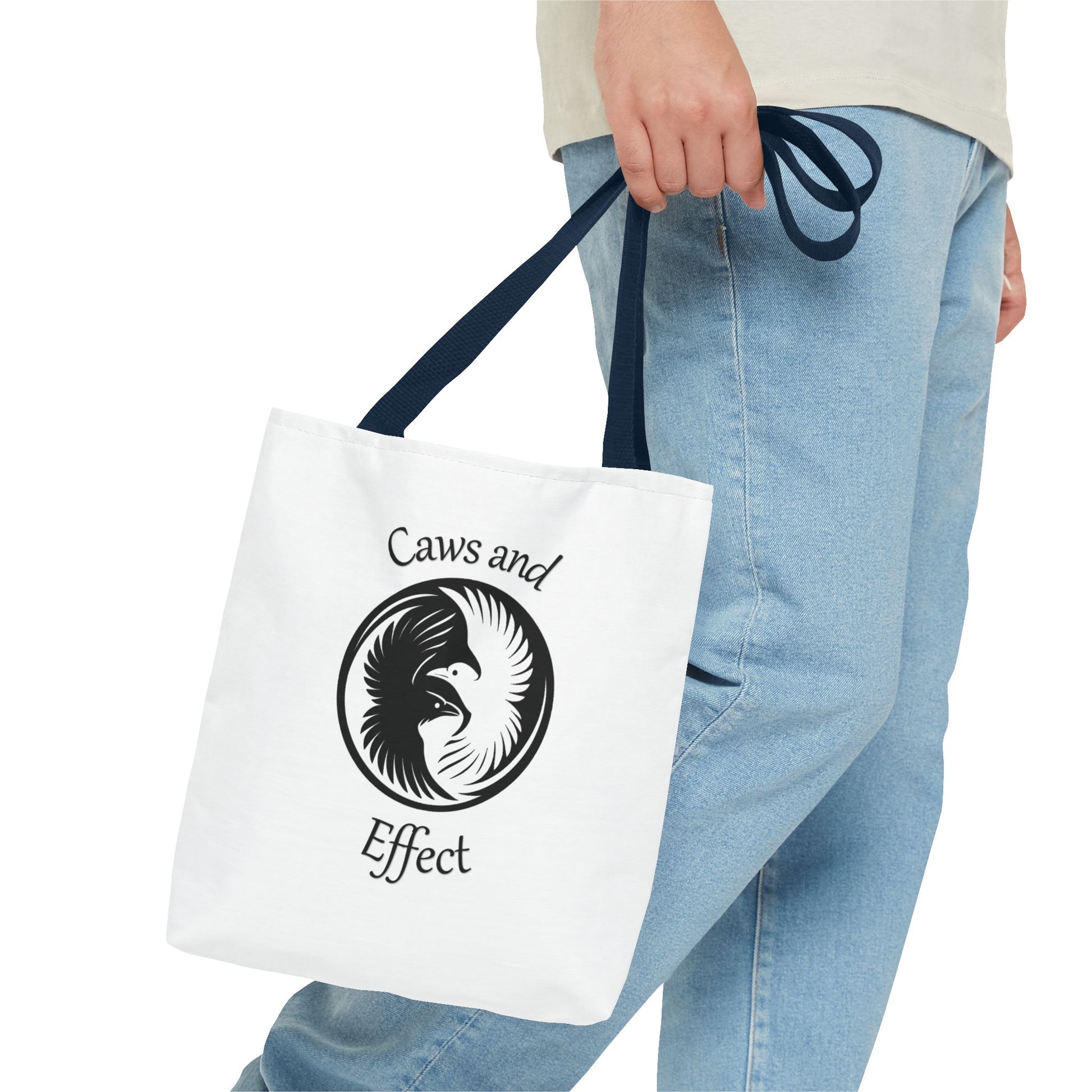 Caws and Effect Tote – Carry the Symbol. For books, bones, and everything in between.