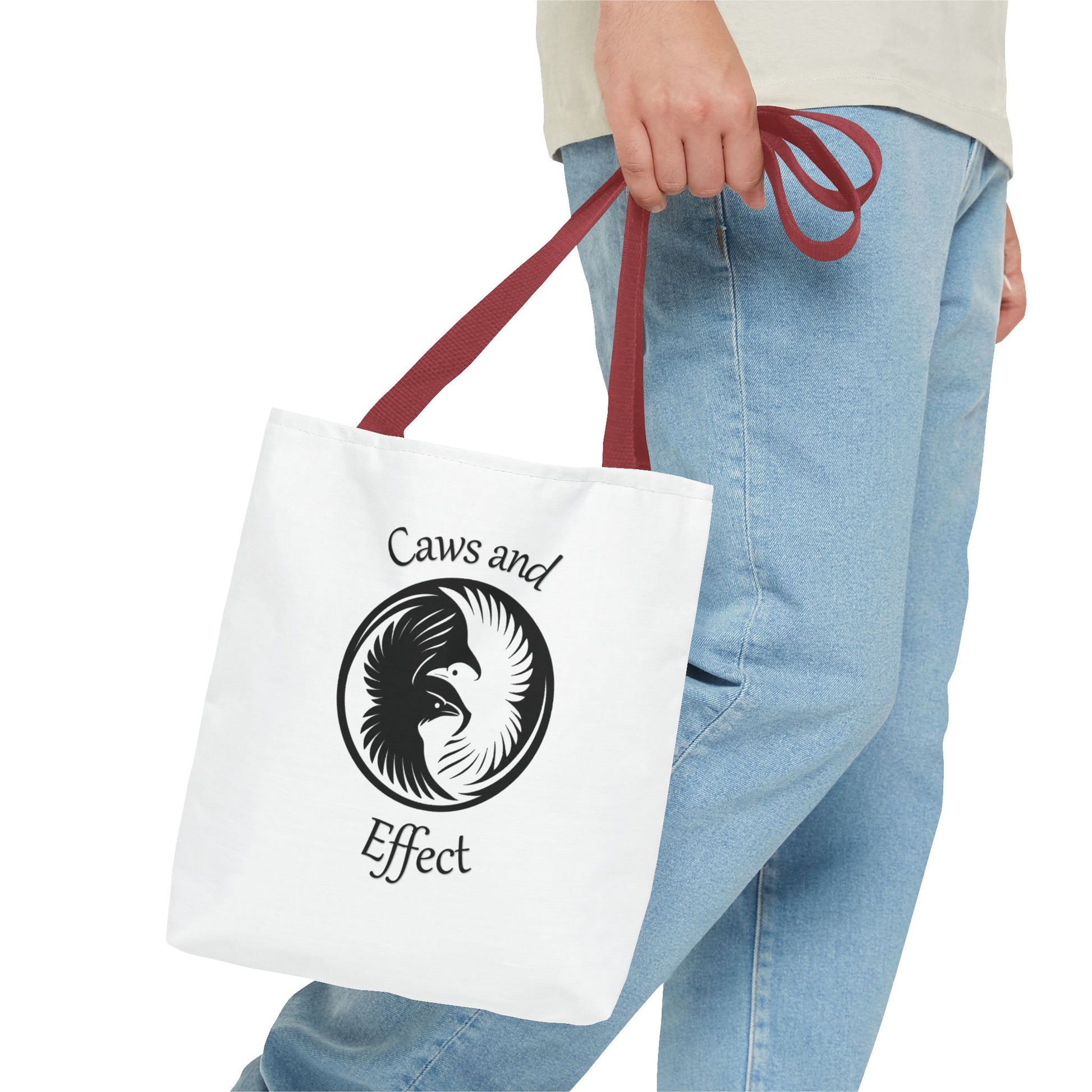 Caws and Effect Tote – Carry the Symbol. For books, bones, and everything in between.