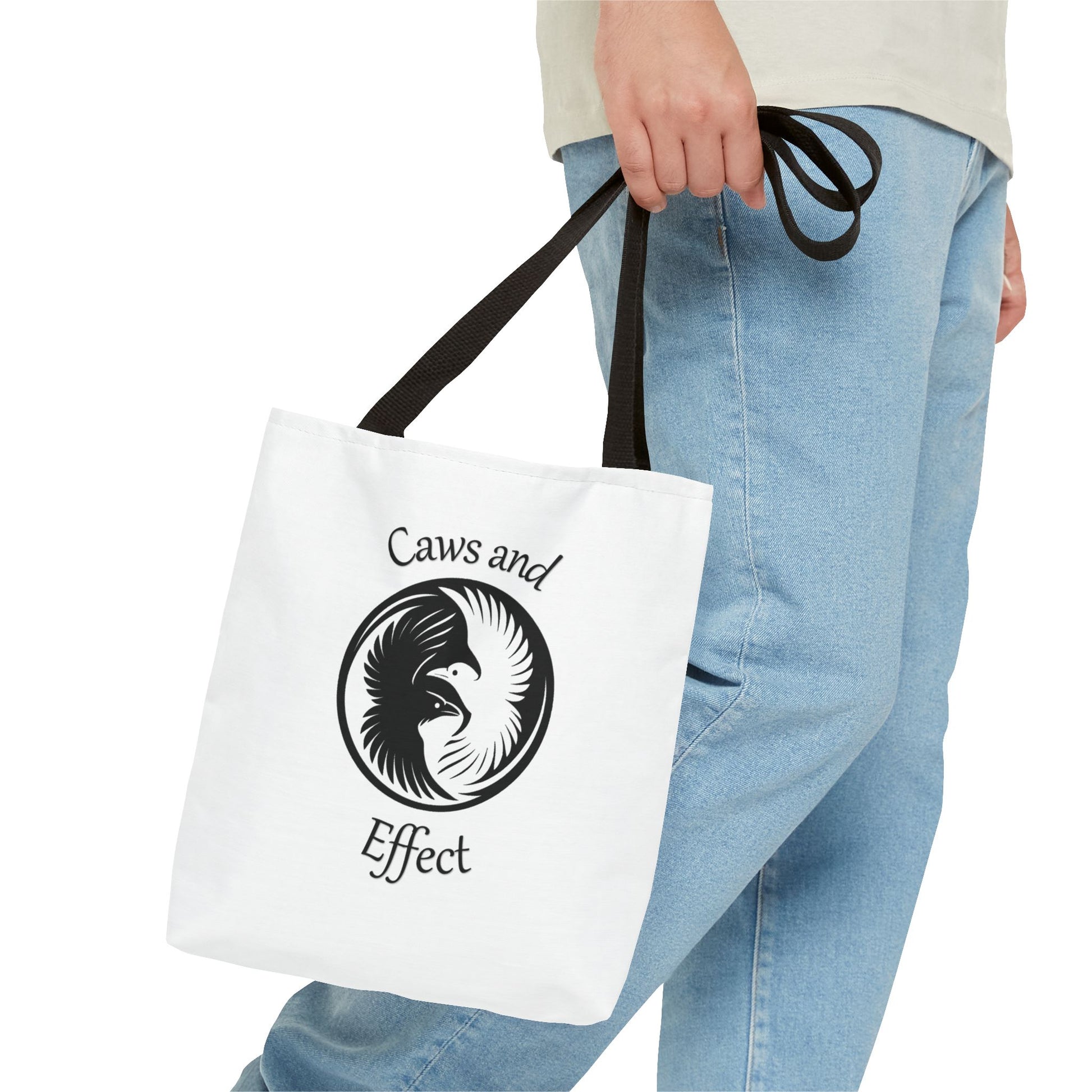 Caws and Effect Tote – Carry the Symbol. For books, bones, and everything in between.
