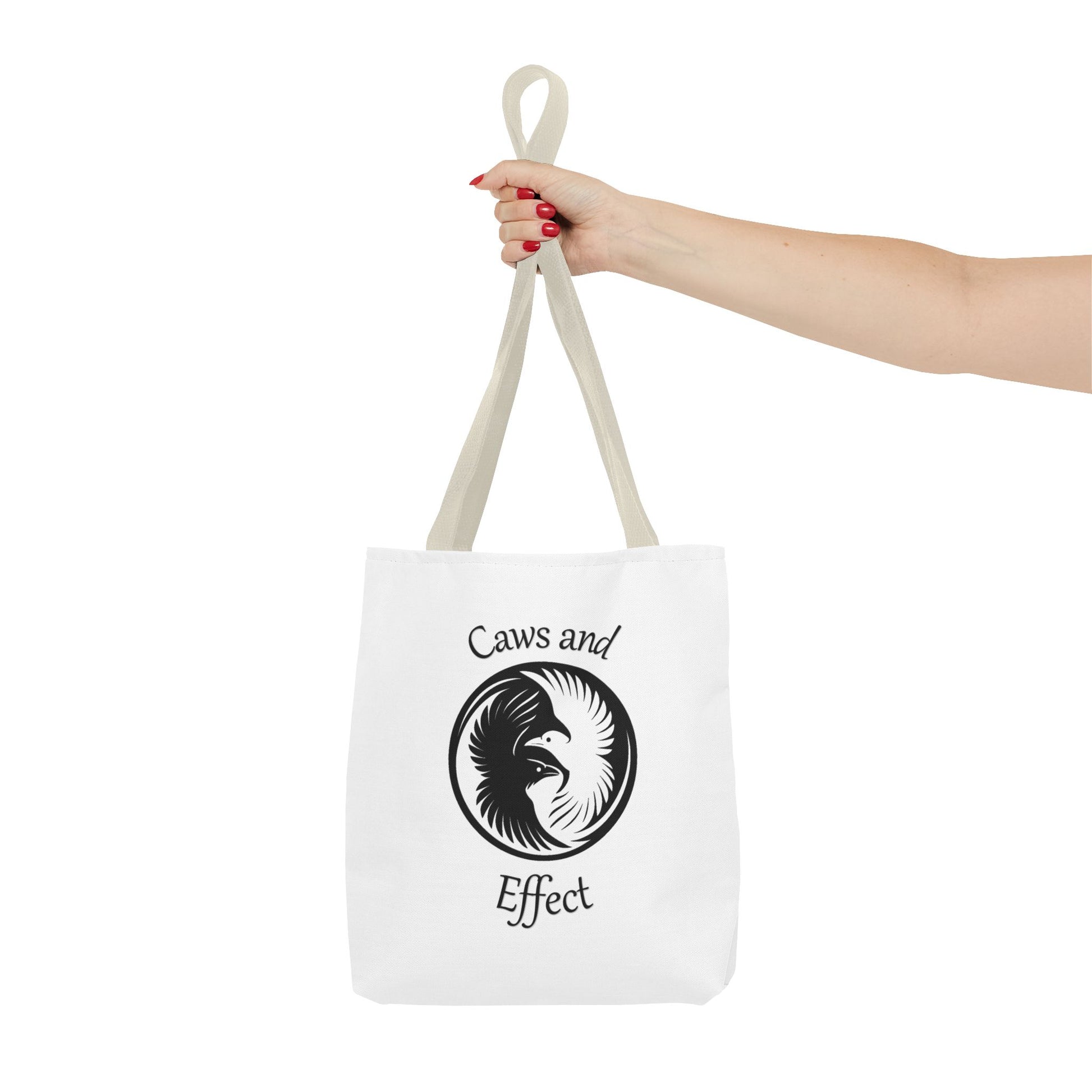 Caws and Effect Tote – Carry the Symbol. For books, bones, and everything in between.