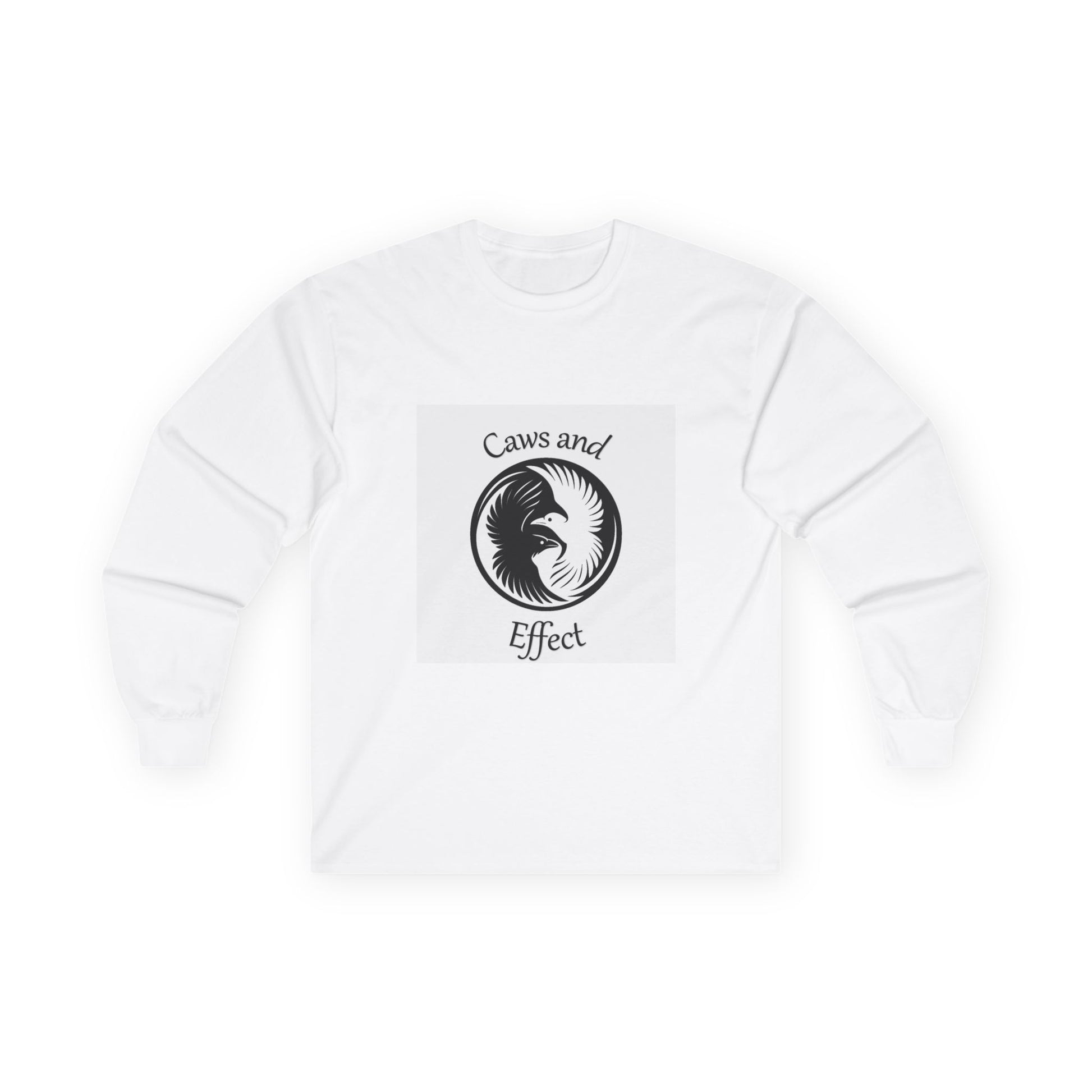 Caws and Effect Long Sleeve Tee - Night Shift. For twilight walks and inward hours.