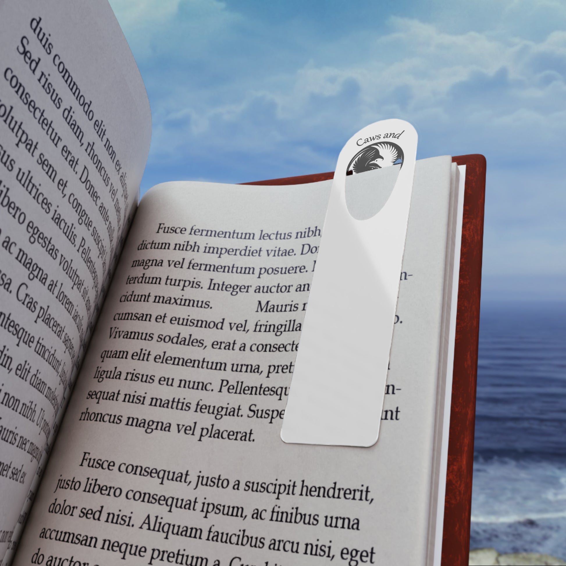 Caws and Effect Bookmark - Stainless Steel
