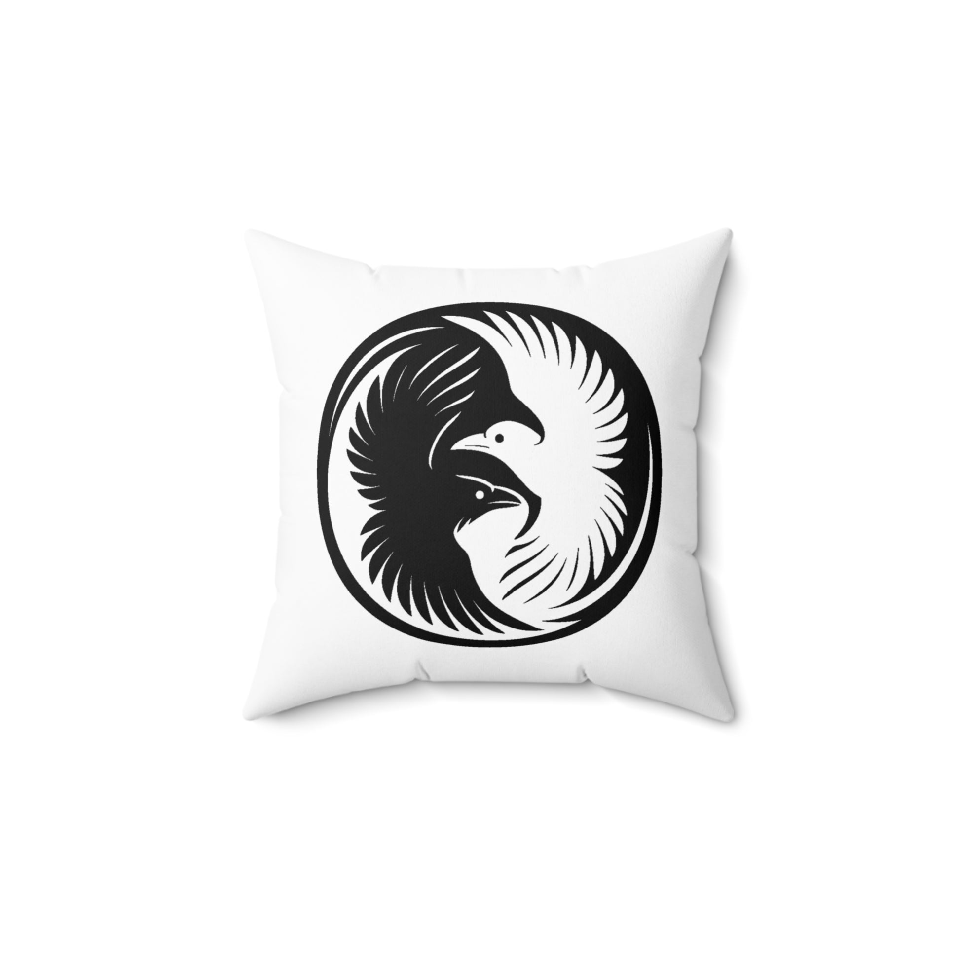Raven Sigil Pillow – Rest in Balance. Stillness made soft.