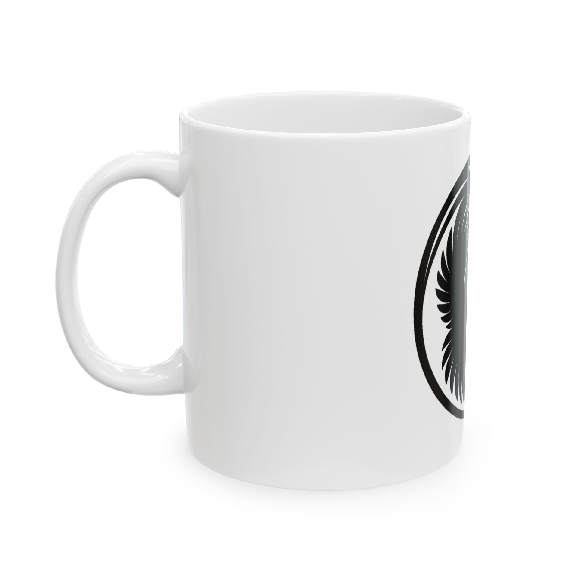 Yin-Yang Raven Mug – Balance in Flight. Sip in silence, speak in symbols.