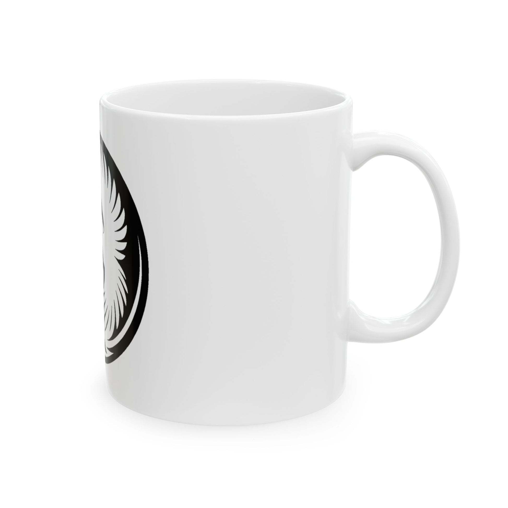 Yin-Yang Raven Mug – Balance in Flight. Sip in silence, speak in symbols.