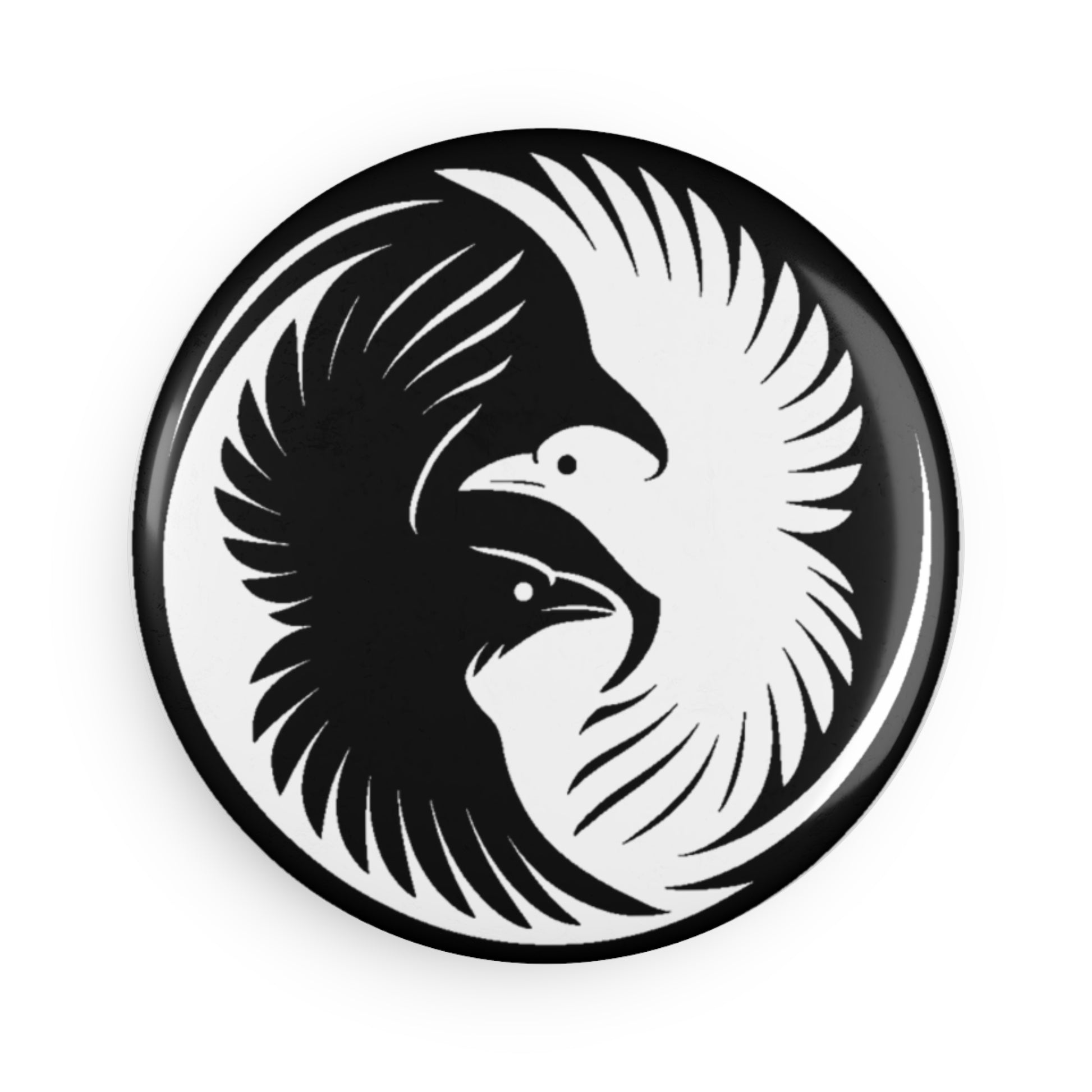 Raven Sigil Magnet – Stillness on the Fridge, The everyday becomes sacred. Set of 1 or 10