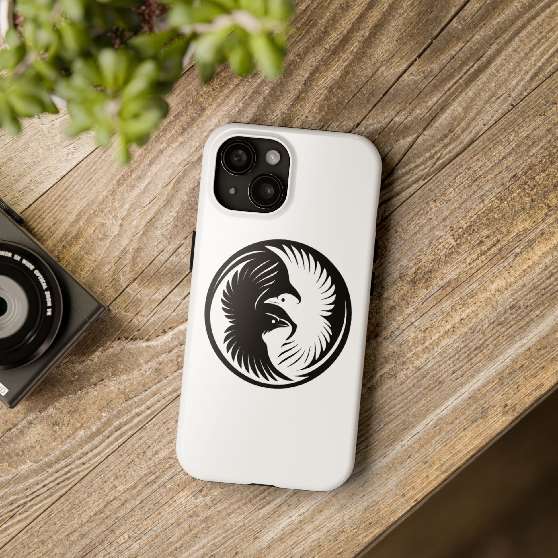 Raven Sigil Phone Case – Guardian Glyph. Protection with presence.