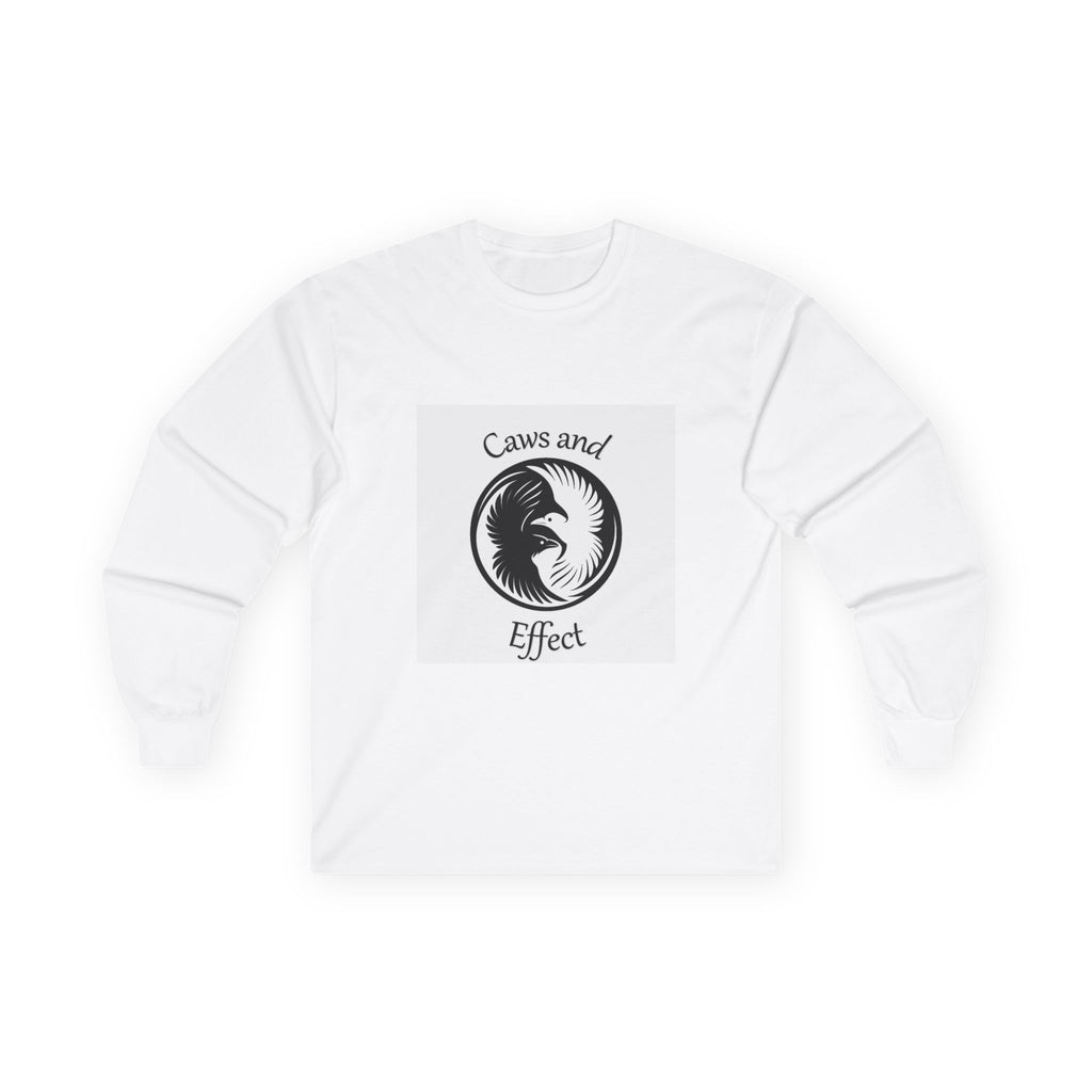Caws and Effect Long Sleeve Tee - Night Shift. For twilight walks and inward hours.