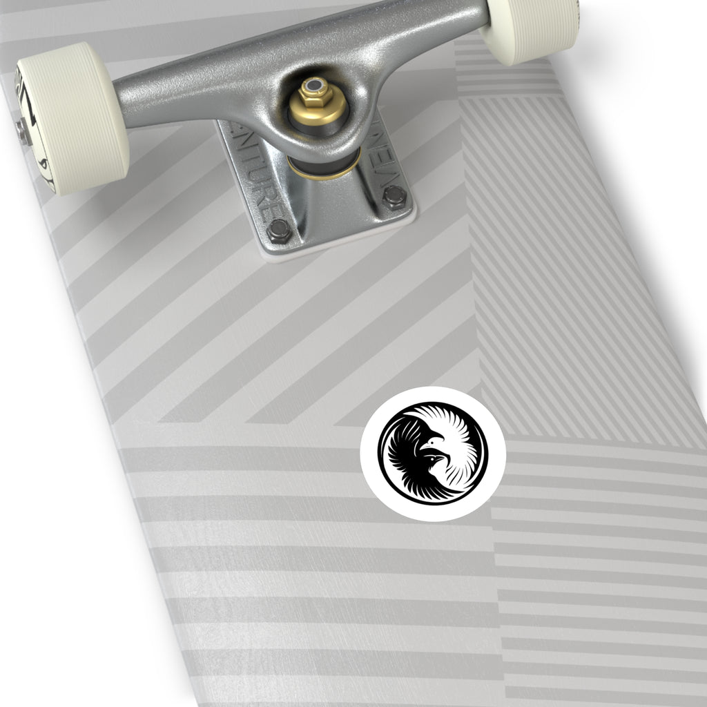 Yin-Yang Raven Sigil Sticker – Mark of Balance.