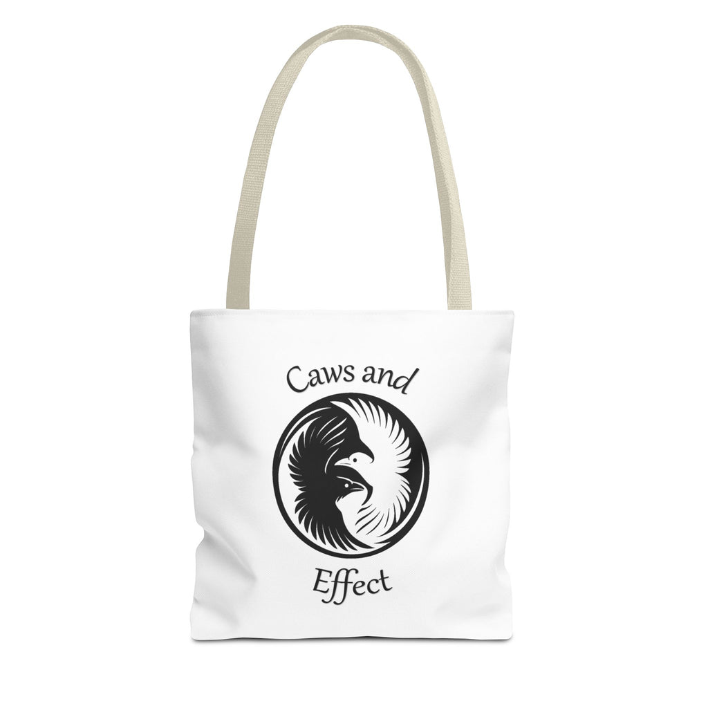 Caws and Effect Tote – Carry the Symbol. For books, bones, and everything in between.