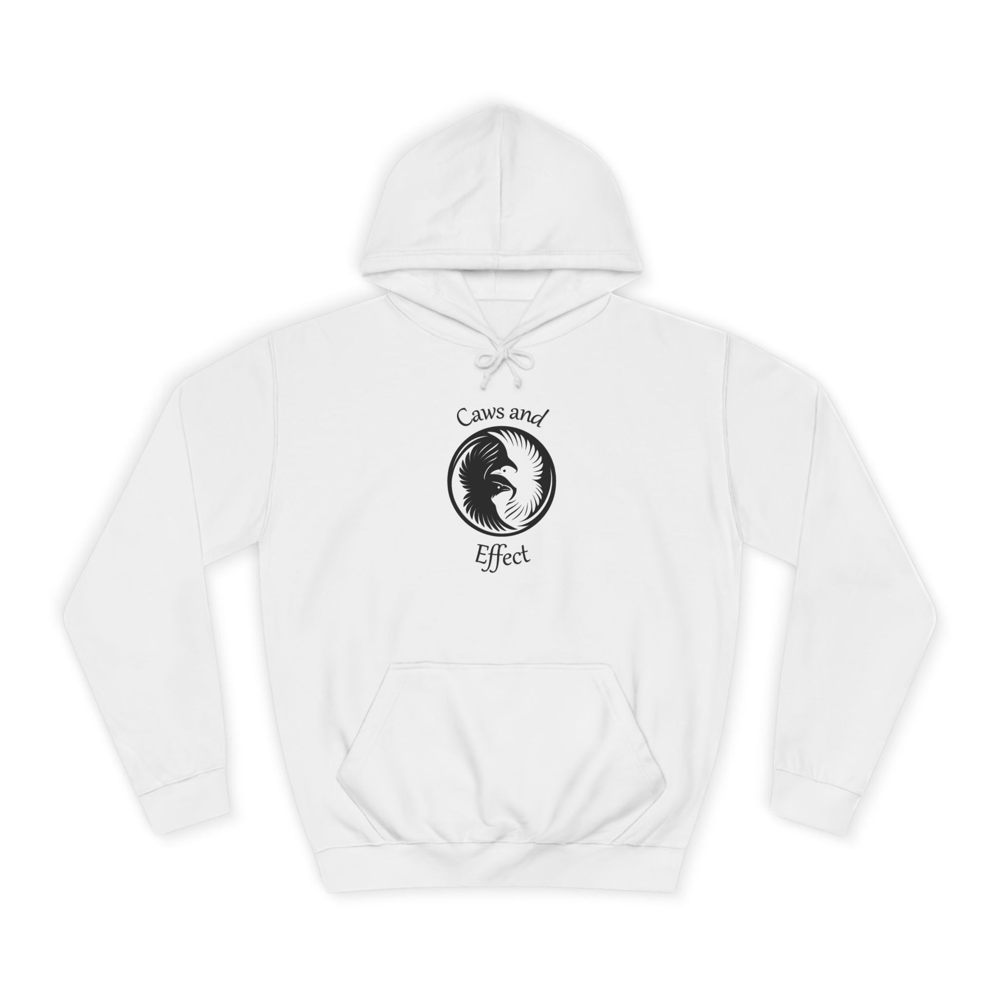 Caws and Effect Unisex Hoodie. Warmth with a watchful presence.