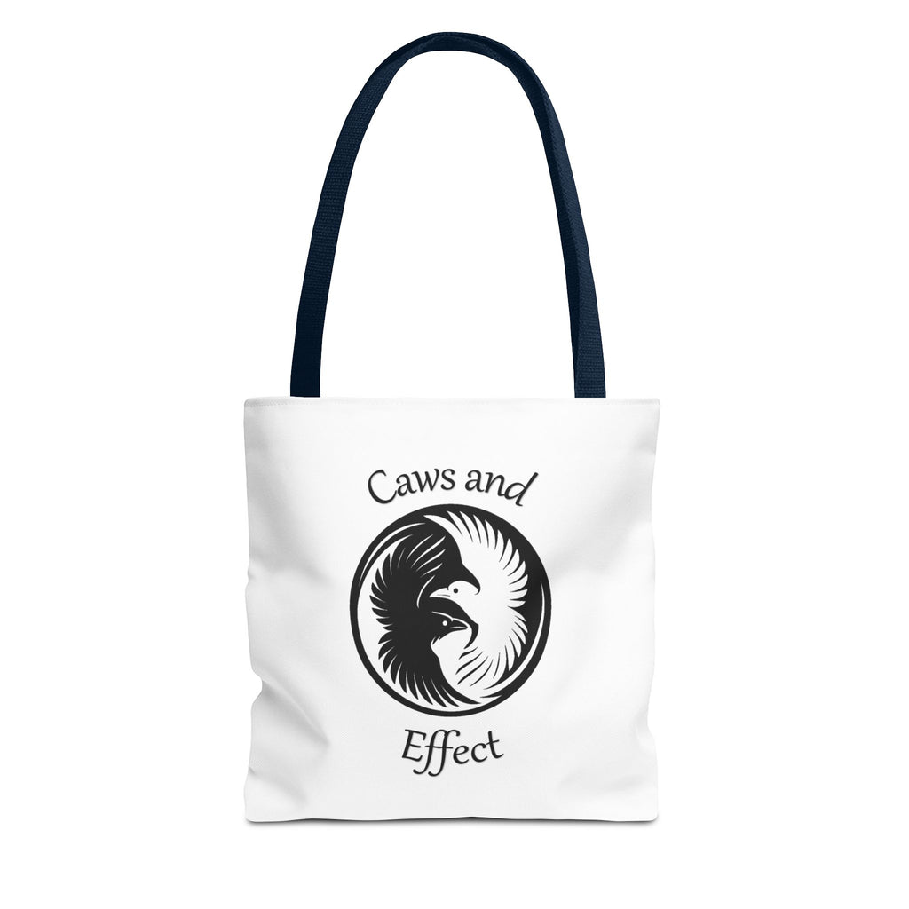 Caws and Effect Tote – Carry the Symbol. For books, bones, and everything in between.